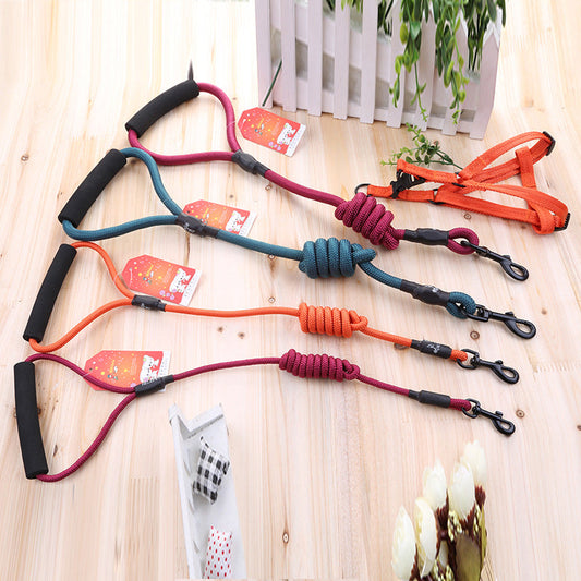 KFX-4723389 Durable Scalable Nylon Leash for Small to Medium Dogs - Available in Multiple Colors