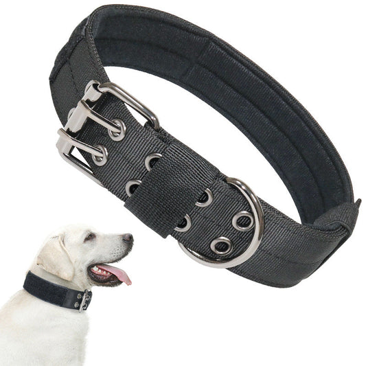 KFX-4767677 Adjustable Nylon Dog Collar with 5-Speed Size Options in Various Colors