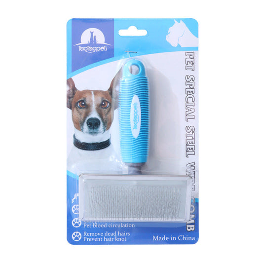 KFX-4796477 Comfortable Plastic Handle Pet Comb in Various Sizes and Colors
