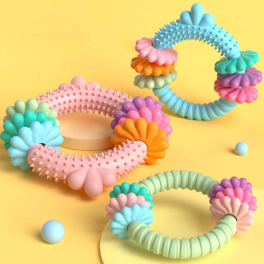 KFX-4807869 Bite-Resistant Pet Chew Toy for Small Dogs - Molar Stick for Teeth Cleaning & Teething Relief