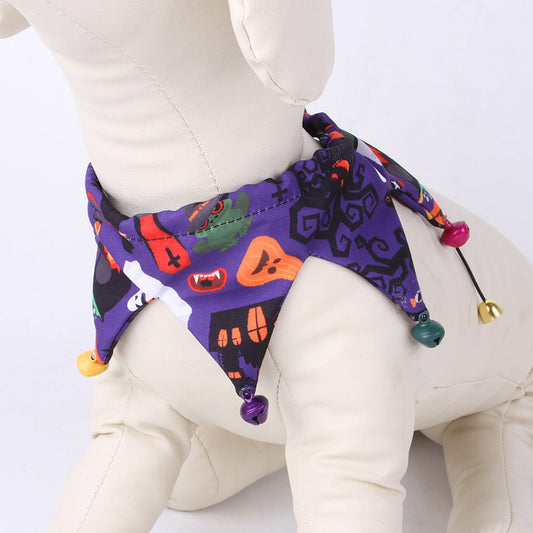 KFX-4843965 Pet Cat Hat and Scarf Set in Various Halloween Designs