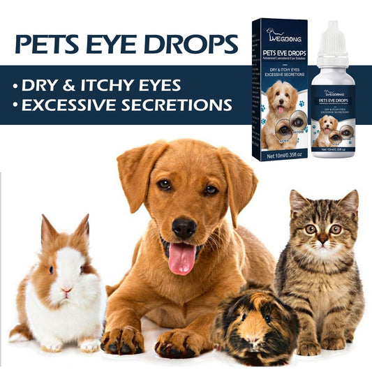 KFX-4852541 Pet Eye Drops for Cats and Dogs – Reduce Tear Marks, Soothe Itchy Eyes, and Clean Eye Area