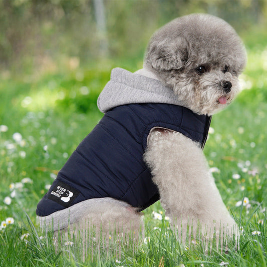 KFX-4855229 Pet Fleece Windproof Cotton-Padded Jacket in Assorted Colors