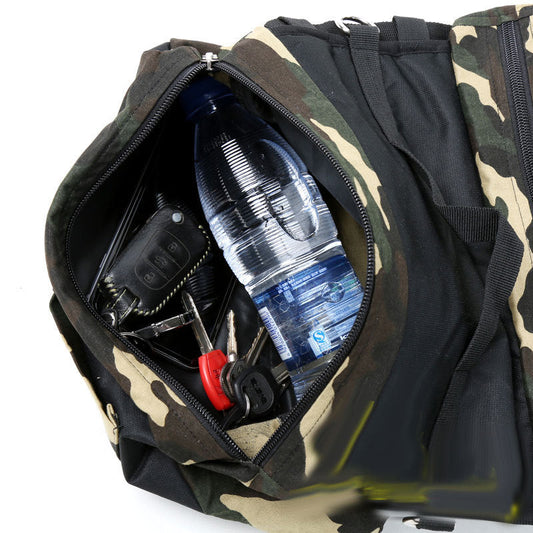 KFX-4856893 Camouflage Green Canvas Dog Backpack - Soft, Lightweight, for Pets up to 5kg, M and L Sizes Available