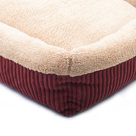 KFX-4908733 Cozy Octagonal Velvet Pet Nest with Soft Cotton Lining