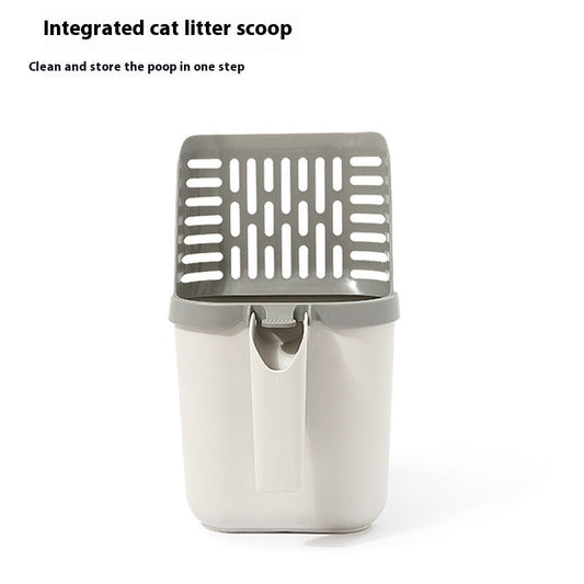 KFX-4927421 Extra Large Cat Litter Scoop with Storage Box for Easy Waste Disposal