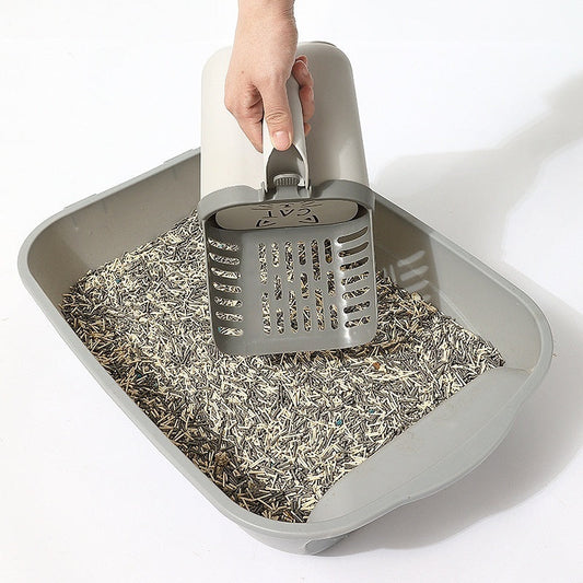 KFX-4927421 Extra Large Cat Litter Scoop with Storage Box for Easy Waste Disposal