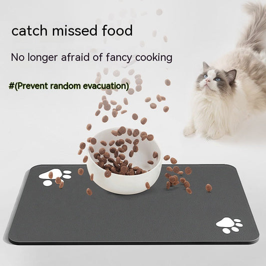 KFX-4939325 Washable Pet Feeding Mat for Dogs and Cats - Absorbent Quick-Drying Training Pad in Various Sizes and Colors