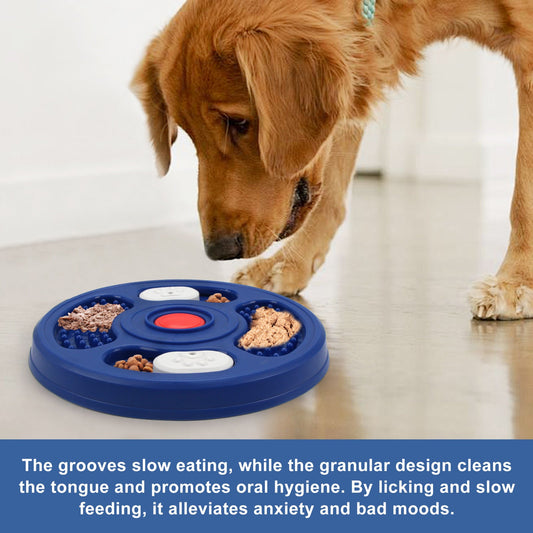 KFX-4971069 Licking Plate Dog Toy for Pet Training and Stress Relief