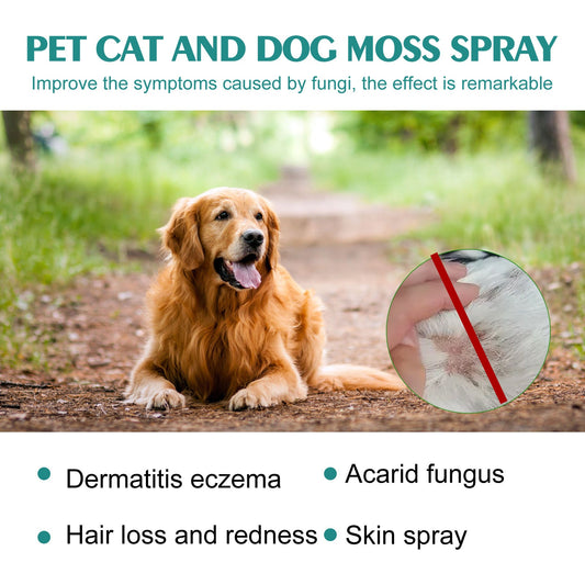 KFX-4977853 Pet Skin Relief Spray for Cats and Dogs - Anti-Itching and Mite Removal, 30ml