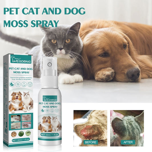 KFX-4977853 Pet Skin Relief Spray for Cats and Dogs - Anti-Itching and Mite Removal, 30ml