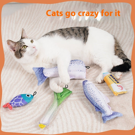 KFX-4996925 Plush Catnip Stuffed Toy for Cats - Choice of Type A or Type B