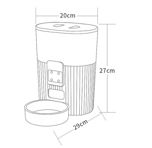 KFX-5006781 Intelligent Automatic Feeder and Water Dispenser for Cats and Dogs - 3L and 6L Options Available