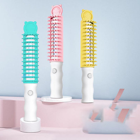 KFX-5025853 Ozone Pet Grooming Brush for Shedding and Odor Elimination, Electronic Dog & Cat Hair Remover