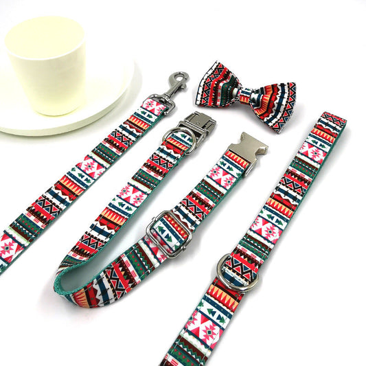 KFX-5026109 Customizable Pet Collar with Unique Lettering Design for Dogs and Cats