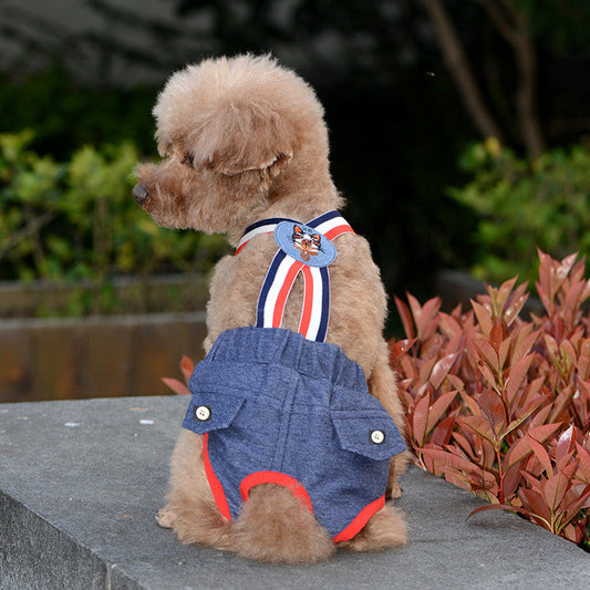 KFX-5028413 Comfortable Physiological Pants for Cats and Dogs - Available in Blue and Pink, Sizes XS to XL