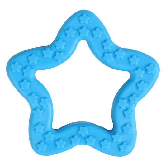KFX-5030845 Rubber Star Pet Molar Stick for Dogs and Cats - Tooth Grinding Toy