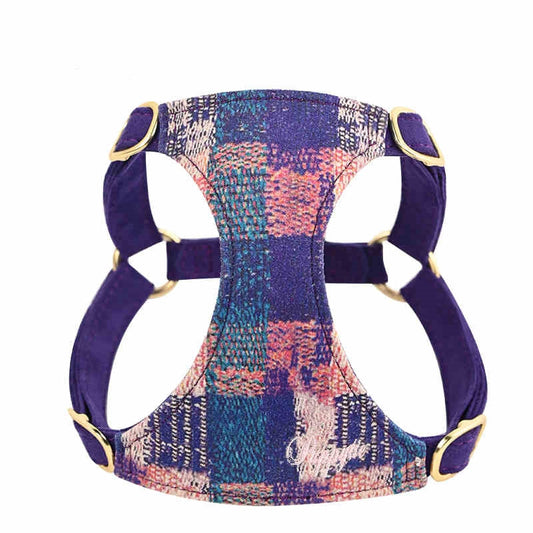 KFX-5056829 Dog Hand-Held Rope Vest for Comfortable Walking in Dark Night Blue, Spring Pink, and Sunset Purple