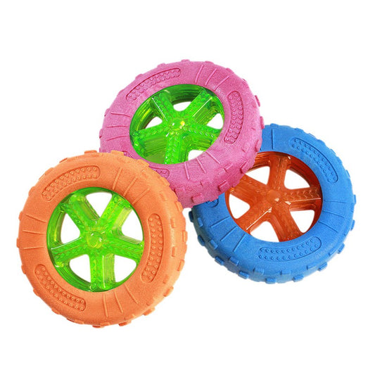 KFX-5063613 Durable TPR Dog Training Ball with Teeth Cleaning Function and Interactive Design