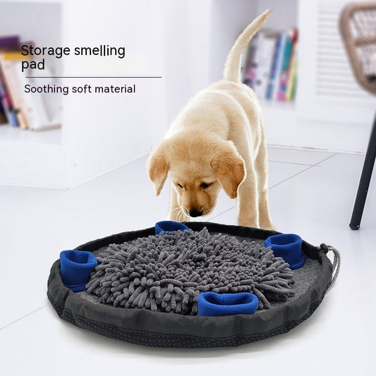 KFX-5064637 Machine Washable Gray Blue Polar Fleece Pet Training Blanket - Ideal for Dogs