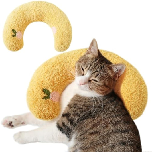 KFX-5066045 Soft Cat Kneading Pillow - Plush Neck Support for Calming Indoor Cats