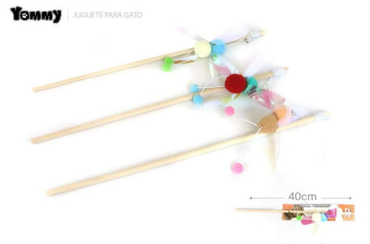KFX-5096381 Funny Cat Stick Toy for Interactive Play and Entertainment