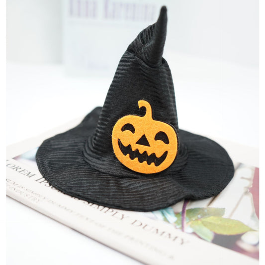KFX-5111229 Creative Halloween Pet Hat - Transforming Styles in Black Pumpkin & Bat Designs
