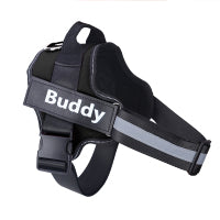 KFX-5189949 Reflective Adjustable Pet Harness with Breathable Design and Sturdy Handle