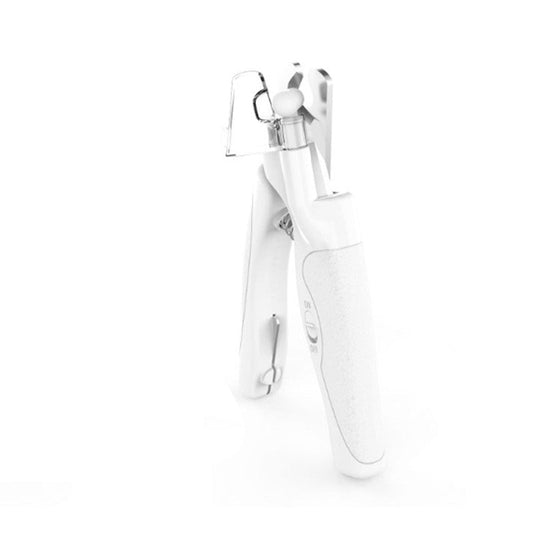 KFX-5197629 Rechargeable LED Pet Nail Clippers with Nail Collector and Retractable File
