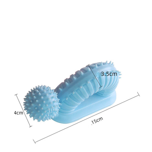 KFX-5200445 Durable Pet Molar Teeth Cleaning Stick Toy for Chewing, Available in Blue, Pink, and Green