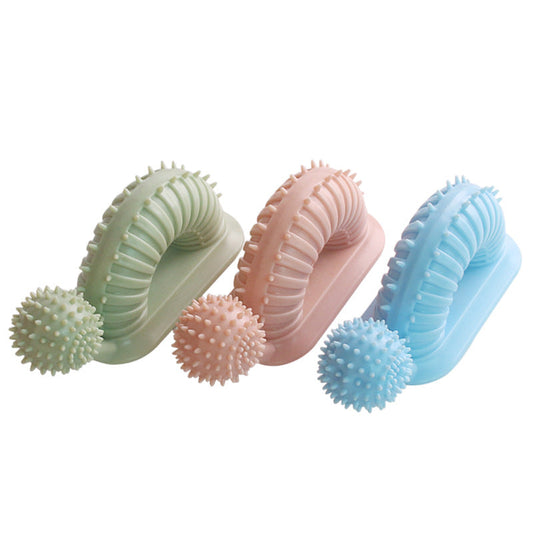 KFX-5200445 Durable Pet Molar Teeth Cleaning Stick Toy for Chewing, Available in Blue, Pink, and Green