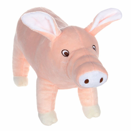 KFX-5215933 Bite-Resistant Plush Pig Toy for Pets - 37x23CM Interactive Molar Chew Toy