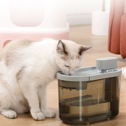 KFX-5226813 Automatic Cat Drinking Fountain with Infrared Sensor and Rechargeable Battery