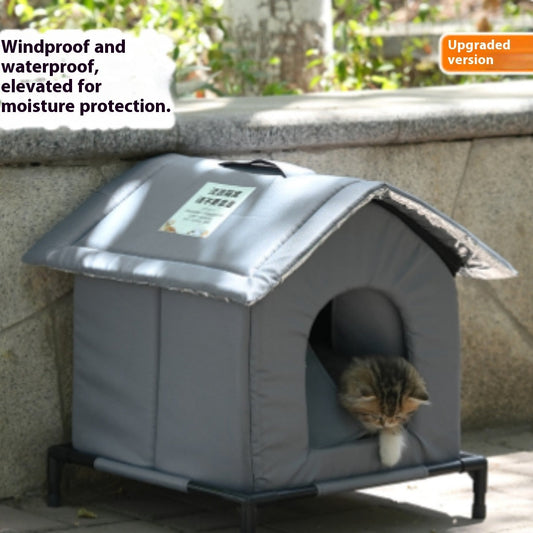KFX-5236413 Wandering Cat Nest Outdoor Waterproof Winter Bed - Small, Medium, Large Sizes Available