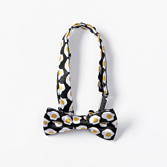 KFX-5261373 Cartoon Patterned Polyester Dog Bow Tie Accessory for Pets