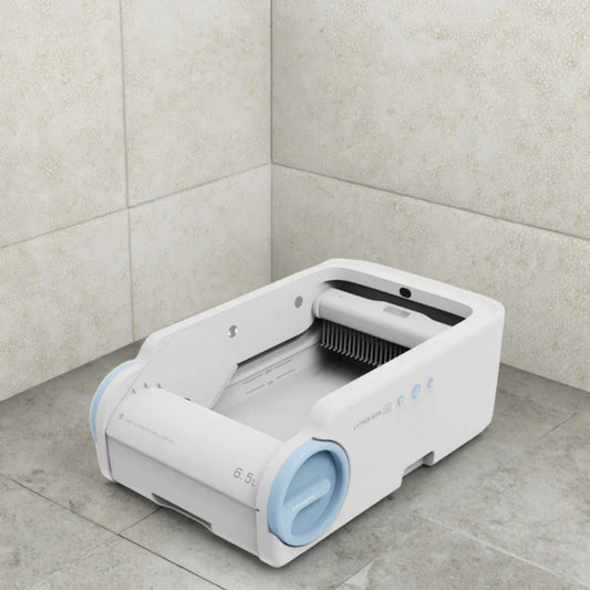 KFX-528979 Automatic Cat Litter Box with Sensors, Sterilization, and Easy Clean Design