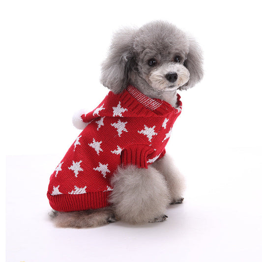 KFX-5290557 Warm and Soft Pet Sweater for Small and Medium Dogs in Autumn and Winter Styles