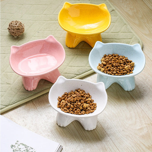 KFX-5315389 Anti-Upset Porcelain Pet Bowl - Large Capacity, High Temperature Resistance, Wear-Resistant