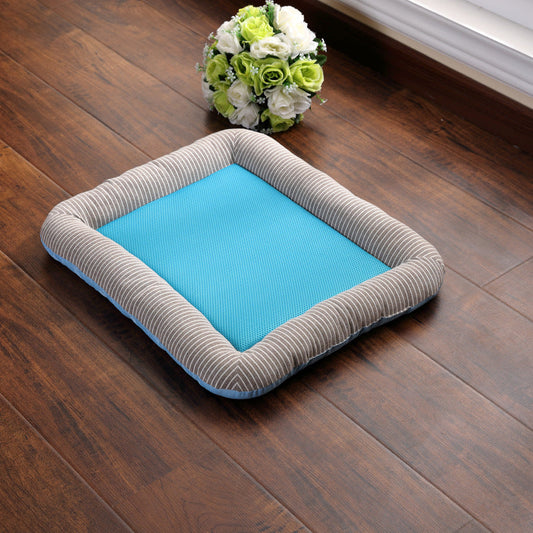 KFX-5319229 Cooling Pet Mat for Dogs and Cats, Comfortable and Lightweight, Oxford Fabric with Quick-Dry Sponge Filling, Machine Washable