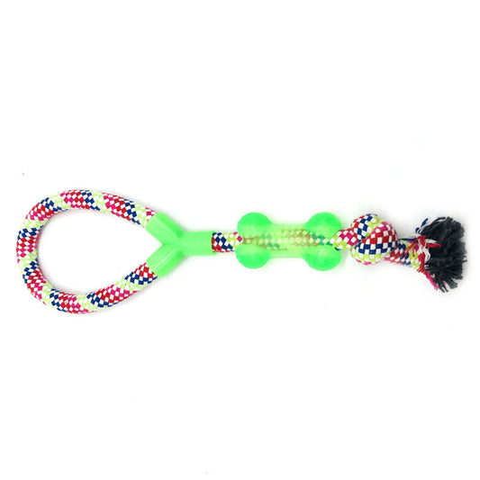 KFX-5331517 12-Piece Durable Cotton Rope Toy Set for Pets - Promotes Healthy Teeth and Gums