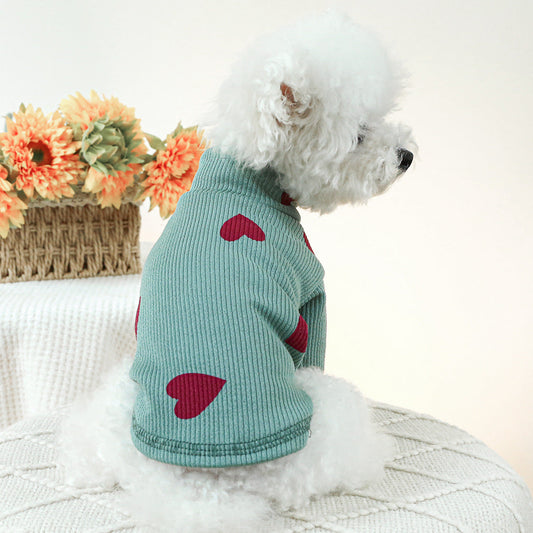 KFX-5338813 Cozy Indoor and Outdoor Dog and Cat Bottoming Shirt in Various Colors