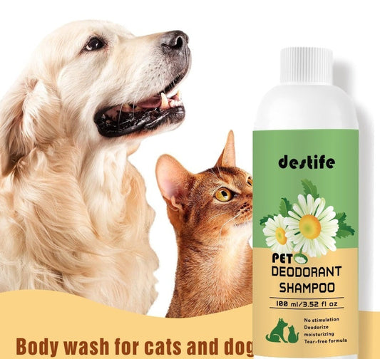 KFX-5349821 Gentle Shampoo and Conditioner for Dogs and Cats - 100ml Aloe Vera Infused Shower Gel