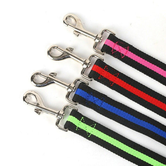 KFX-5357501 Adjustable Nylon Dog Leash with Hand Holding Rope for Running and Working Dogs in Multiple Colors
