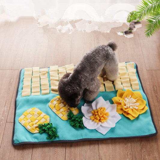 KFX-5358525 Pet Sniffing Mat for Dogs - Decompression Puzzle Slow Feeder Blanket in Multiple Sizes