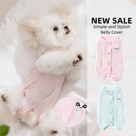 KFX-5400765 Cat Recovery Suit for Post-Surgery Comfort, Breathable Onesie for Female Cats, Anti-Licking Wound Protection