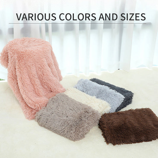 KFX-5409213 Ultra Soft Washable Dog Bed with Non-Slip Bottom and Matching Cover - Fluffy Mat for Small to Large Dogs