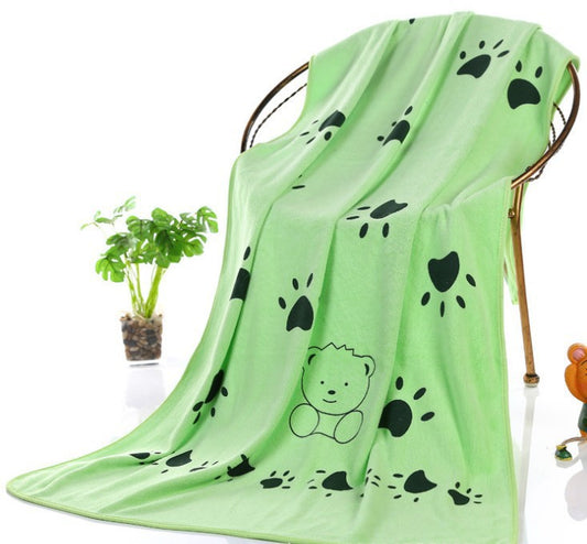 KFX-5461437 Super Absorbent Microfiber Nano Dog Bath Towel - Soft, Washable, 140x70 cm