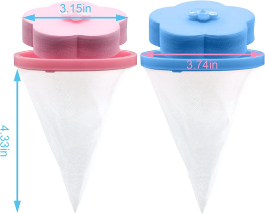 KFX-5486269 Effective Pet Hair Catcher for Top-Loading Washing Machines - Reusable Lint Filter Pouch for Dogs and Cats