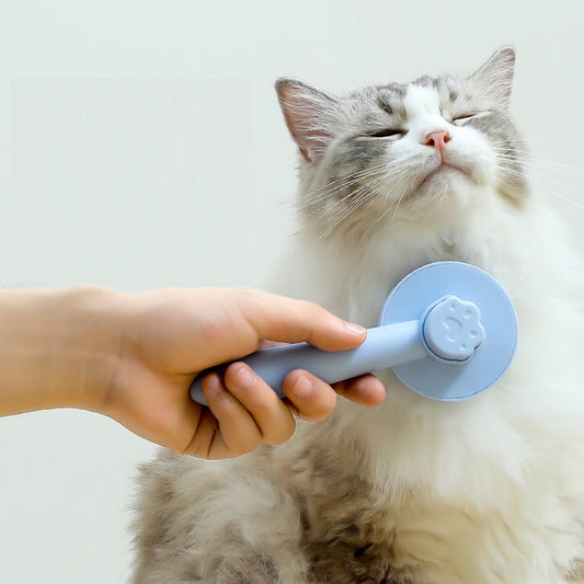 KFX-5490365 Pet Comb for Cats and Dogs - Long Hair Removal Tool with Steel Needles for Grooming and Massage