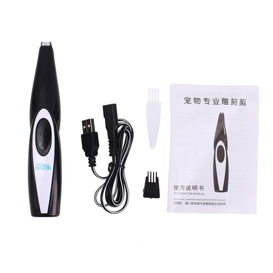 KFX-5492541 Pet Hair Clippers with Ceramic Blade, Rechargeable and Safe for Grooming